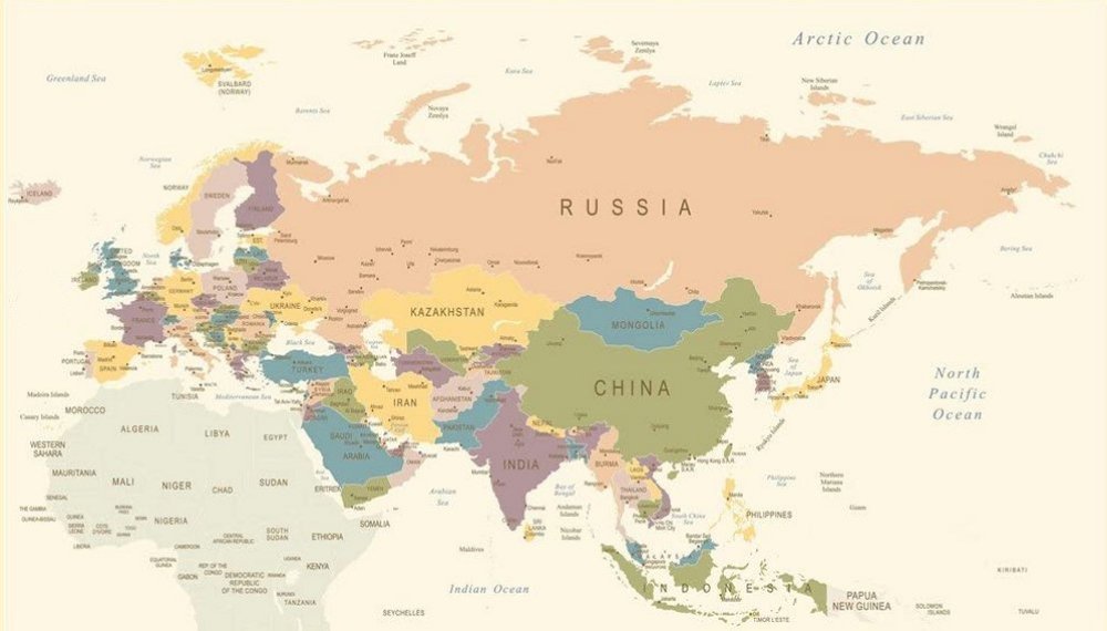 Eurasian Map